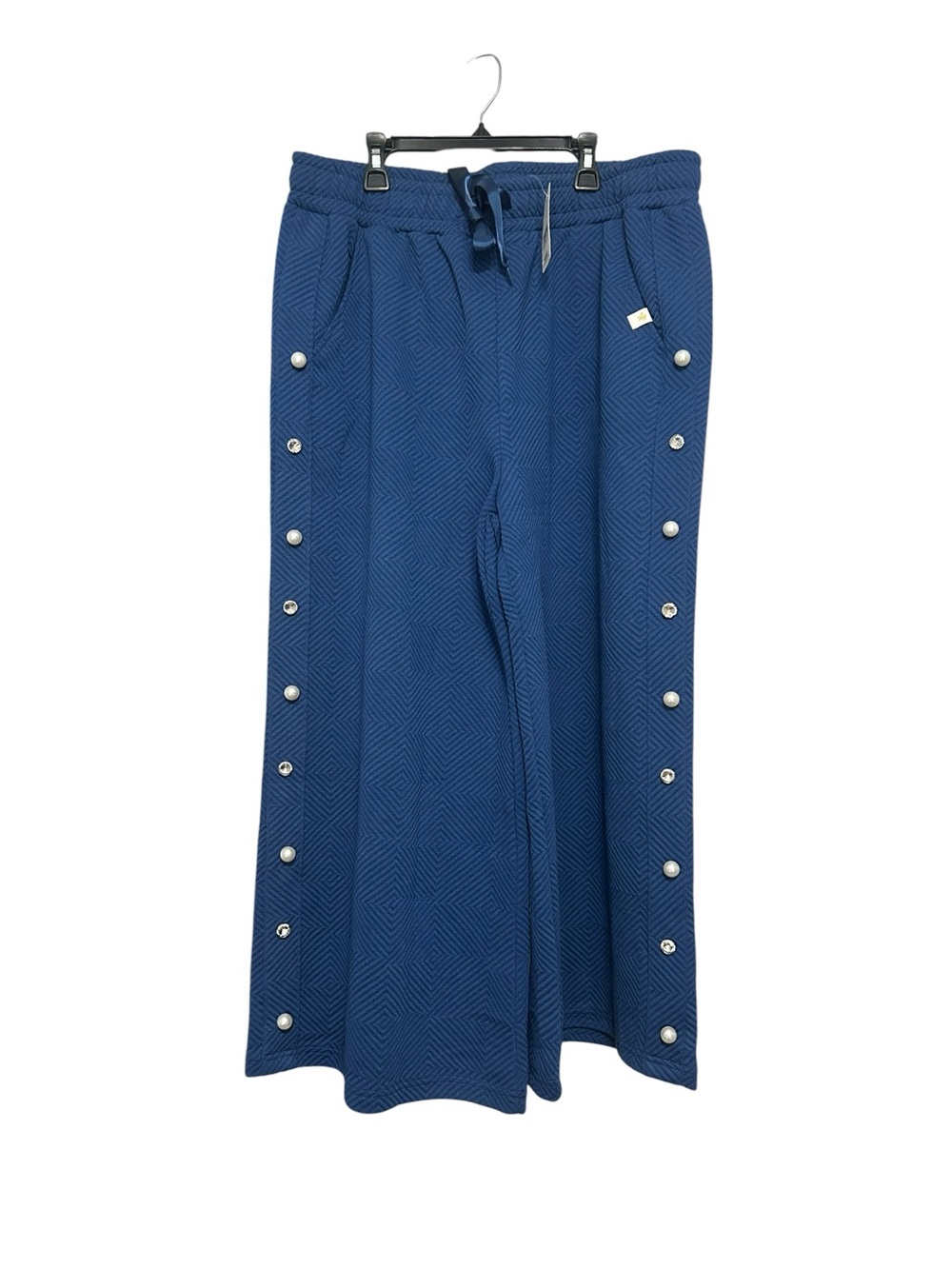Simply Southern Blue Pants with Beautiful pearl & rhinestone embellishments XXL